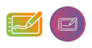 gráficos tableta vector icono