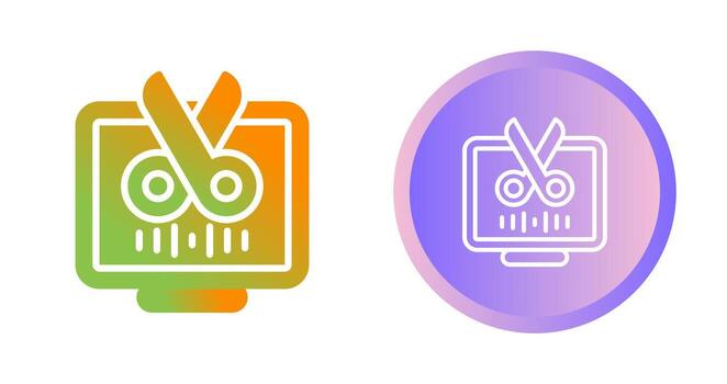 Desktop Computer Vector Icon