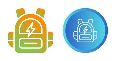 Smart Backpack Vector Icon