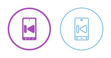 Play Backward Vector Icon