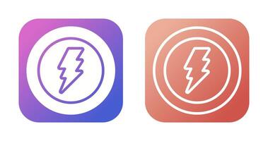 Lightning bolt Vector Icon