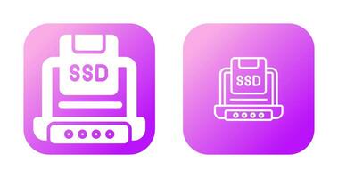 Solid State Drive Vector Icon