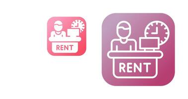 Rental Service Vector Icon