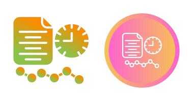Time Series Analysis Vector Icon