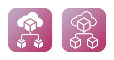 Cloud Infrastructure Vector Icon