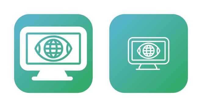 Computer Vector Icon