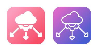 Network Load Balancing Vector Icon