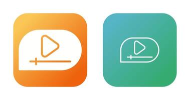 icono de vector de vídeo