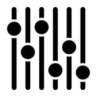 Sliders Vector Icon