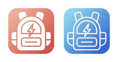 Smart Backpack Vector Icon