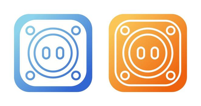 icono de vector de enchufe