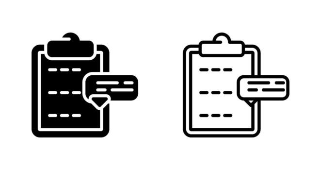 icono de vector de burbuja de discurso