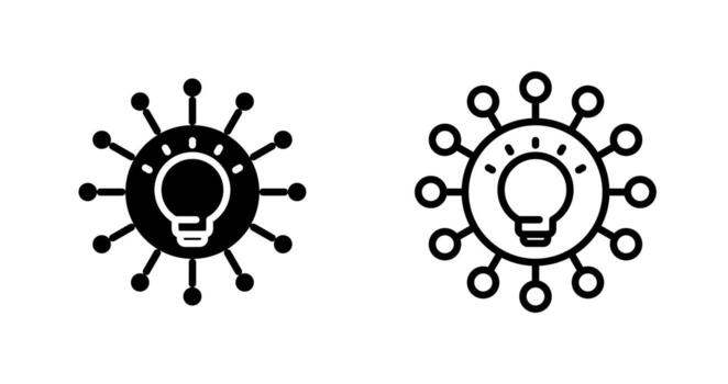 Mind Map Vector Icon