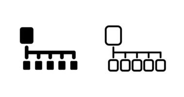 tarjeta clasificación vector icono