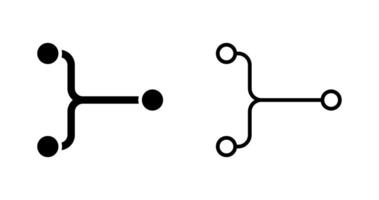 convergencia vector icono