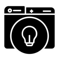 Lightbulb Vector Icon