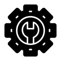 Cog Vector Icon