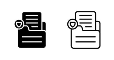 Document Protect Vector Icon