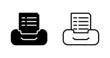 presentación gabinete con archivos vector icono