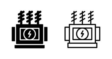 Power Transformer Vector Icon