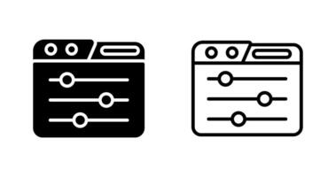 Control Panel Vector Icon