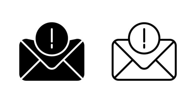 Error Message Vector Icon