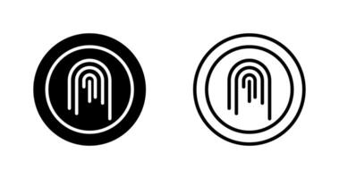 Fingerprint Vector Icon