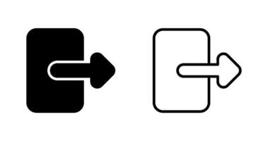 Exit Vector Icon