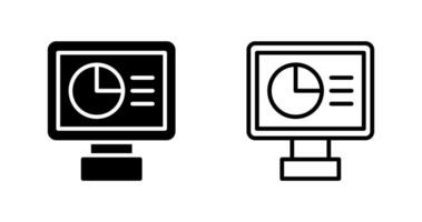 icono de vector de monitoreo