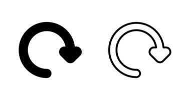 Rotate Right Vector Icon