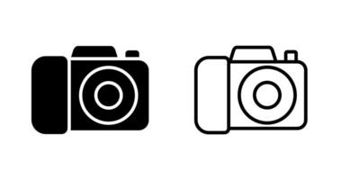 icono de vector de cámara dslr