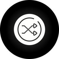 Shuffle Circle Vector Icon