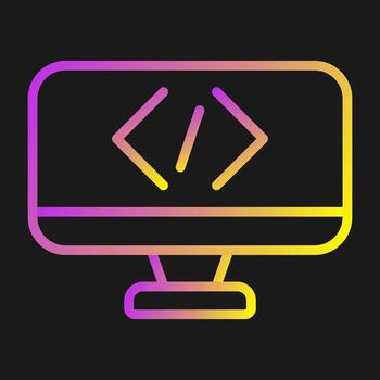 Coding Vector Icon