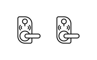 Door Lock Vector Icon