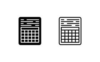 Table Vector Icon
