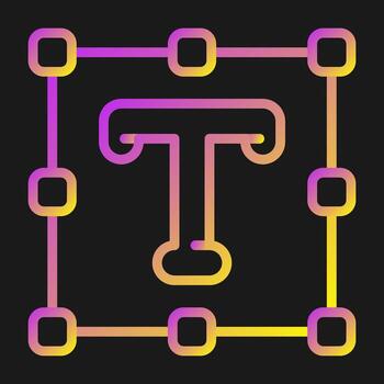 Text Tool Vector Icon