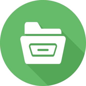 abierto archivo carpeta vector icono