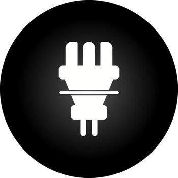 icono de vector de enchufe