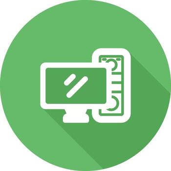 Computer Vector Icon