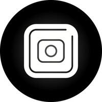 Record Square Vector Icon