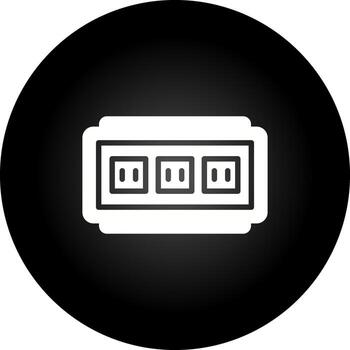 icono de vector de enchufe