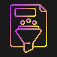 Filtering Vector Icon