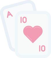 póker plano ligero icono vector