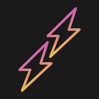 Lightning Vector Icon