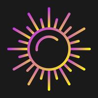 Sun Vector Icon