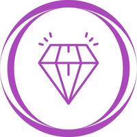 icono de vector de diamante