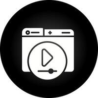 Video Player Vector Icon