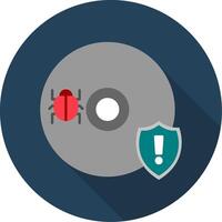 Cd Virus Vector Icon