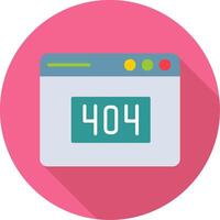 404 Error Vector Icon