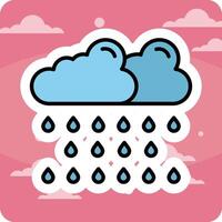 Rain Vector Icon